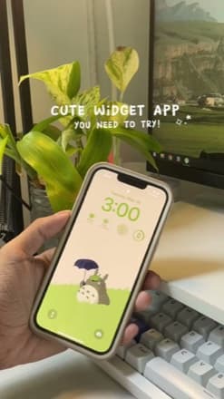 Lockscreen widget app demo TikTok outlier scored by Handler