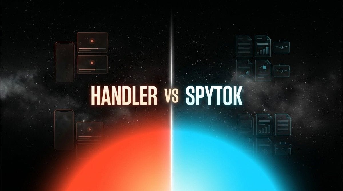 Handler vs SpyTok