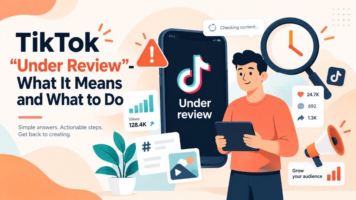TikTok under review status explained with steps to resolve a video review
