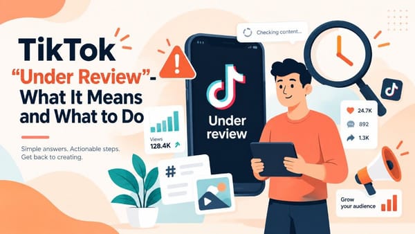 TikTok under review status explained with steps to resolve a video review